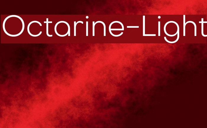 Octarine-Light Font examples
