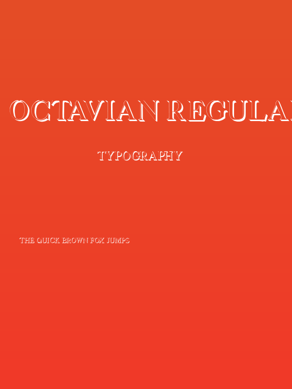 Octavian Regular Poster