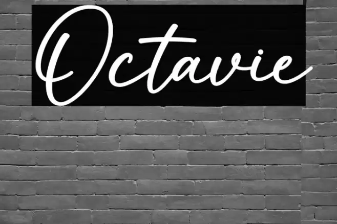 Octavie 字体 examples