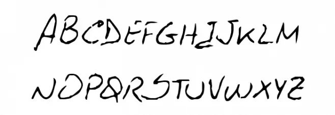 Octavio خط أحرف كبيرة