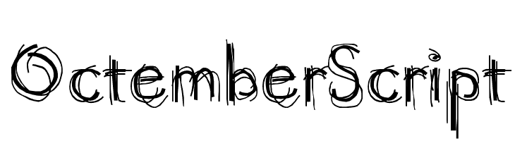 OctemberScript  baixar fontes gratis