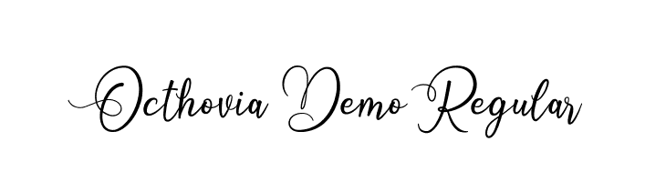 Octhovia Demo Regular  Frei Schriftart Herunterladen