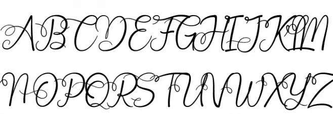 Octhovia Demo Regular 字体 大写