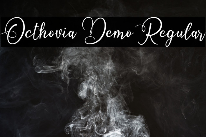 Octhovia Demo Regular Font examples