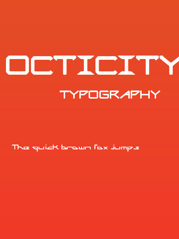 Octicity Poster