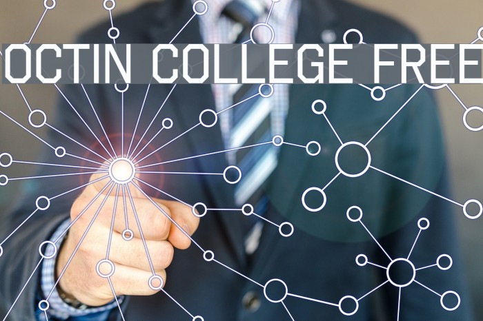 Octin College Free Font examples