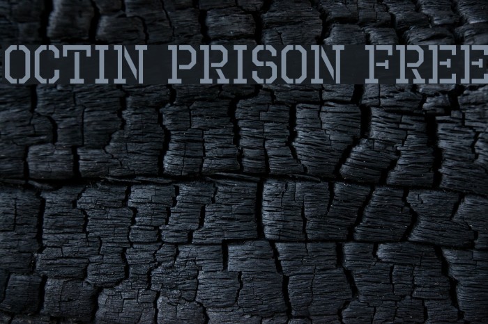 Octin Prison Free Font examples
