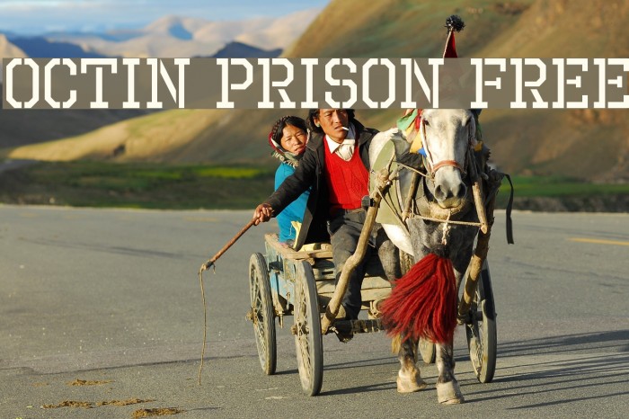 Octin Prison Free Font examples