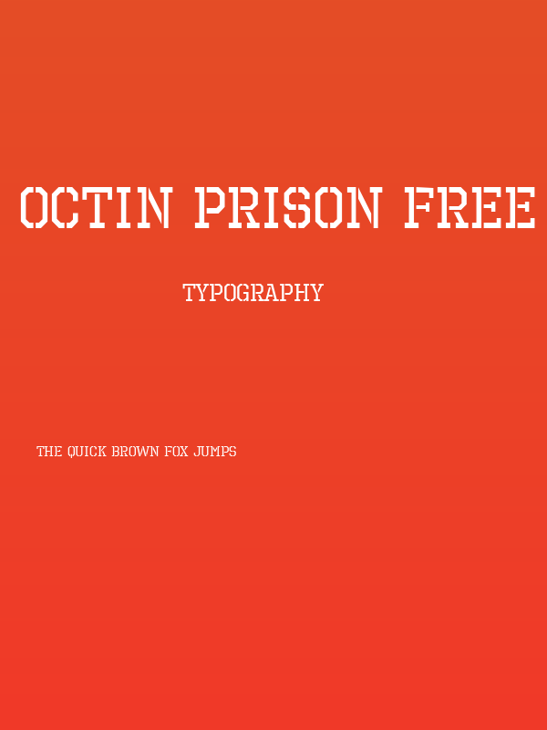 Octin Prison Free Poster