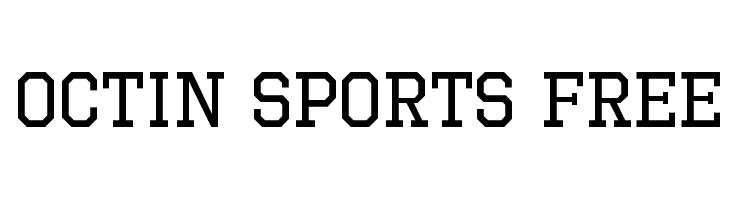 Octin Sports Free Font