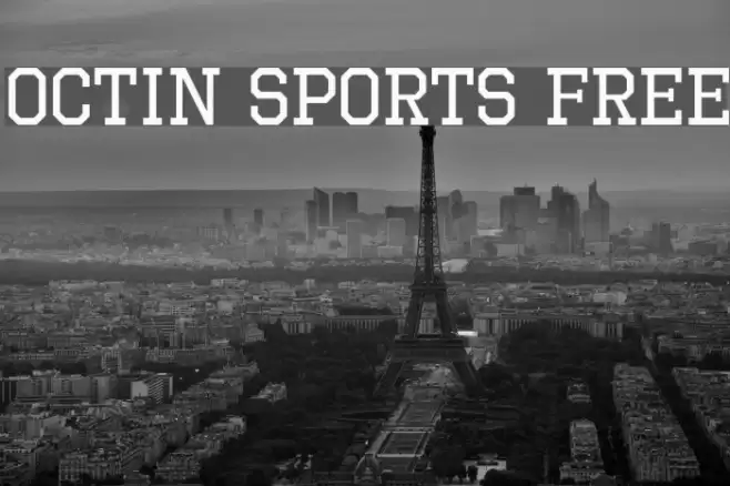 Octin Sports Free Font examples