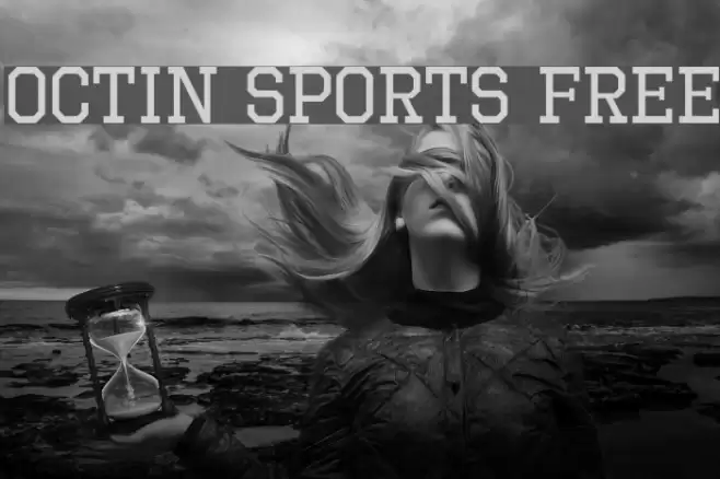 Octin Sports Free Font examples