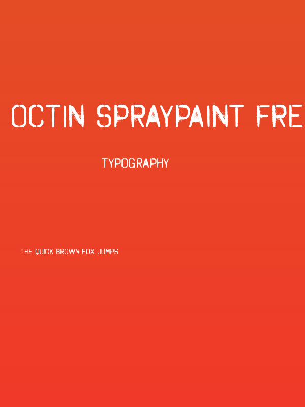 Octin Spraypaint Free Poster