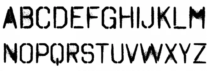 Octin Spraypaint Free Font Litere mici