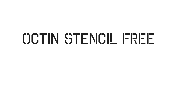 Octin Stencil Free Logo