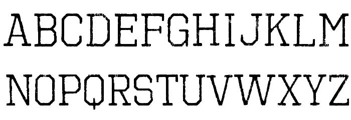 Octin Vintage Free Caratteri MINUSCOLO
