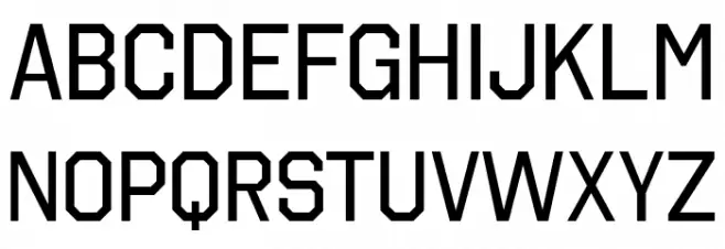 OctinCollegeRg-Regular 字体 大写
