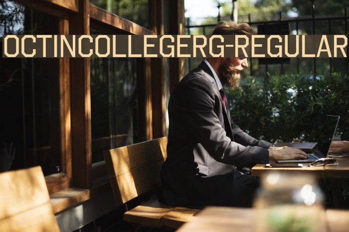 OctinCollegeRg-Regular Font examples