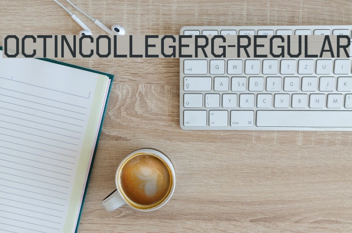 OctinCollegeRg-Regular Font examples