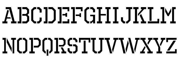 OctinPrisonRg-Regular Font LOWERCASE