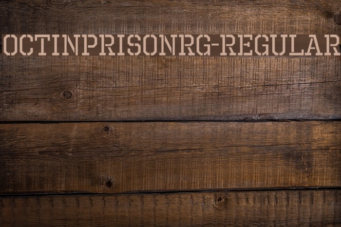 OctinPrisonRg-Regular Font examples