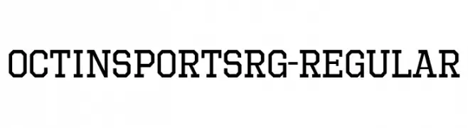 OctinSportsRg-Regular  font caratteri gratis