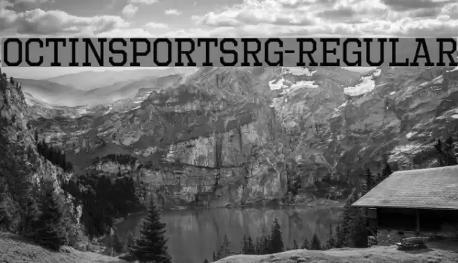 OctinSportsRg-Regular Font examples