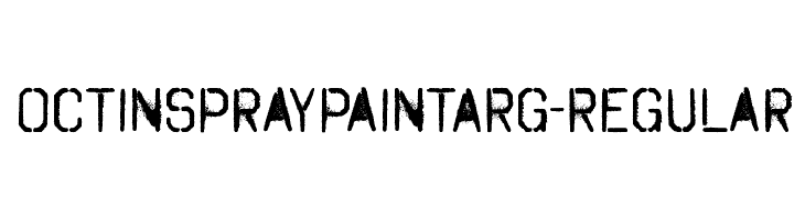 OctinSpraypaintARg-Regular  नि: शुल्क फ़ॉन्ट्स डाउनलोड