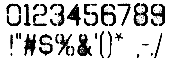 OctinSpraypaintARg-Regular Font OTHER CHARS