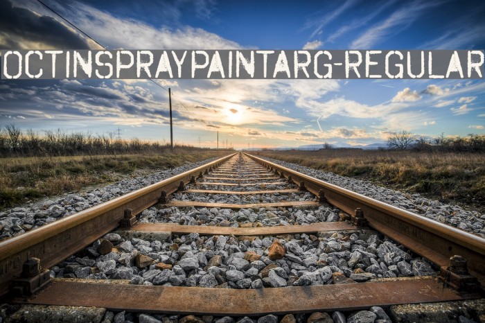 OctinSpraypaintARg-Regular Example 2