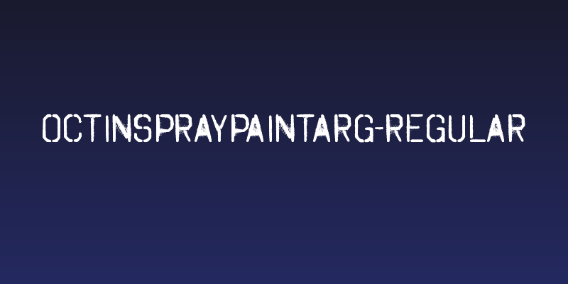 OctinSpraypaintARg-Regular Social Header