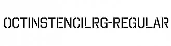 OctinStencilRg-Regular  font caratteri gratis