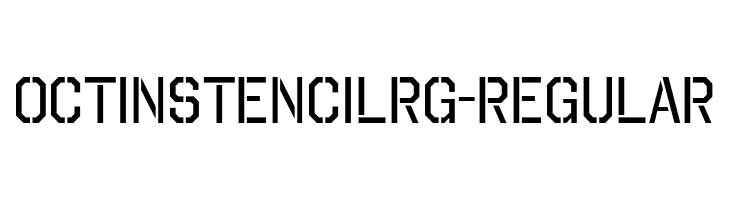 OctinStencilRg-Regular Polices