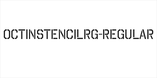 OctinStencilRg-Regular Logo