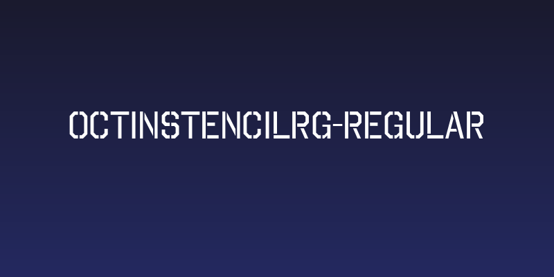 OctinStencilRg-Regular Social Header