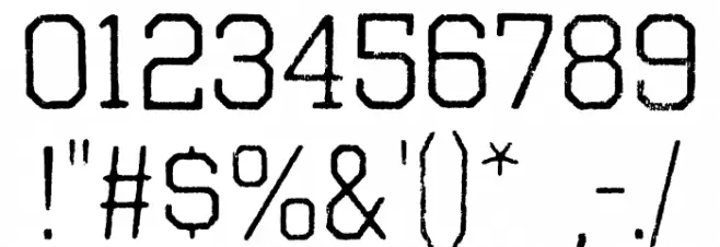 OctinVintageBRg-Regular Font OTHER CHARS