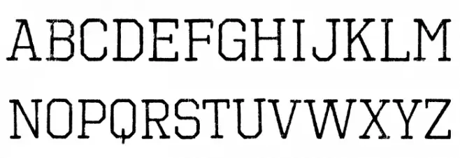 OctinVintageBRg-Regular Шрифта ВЕРХНИЙ