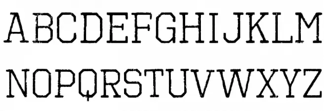 OctinVintageBRg-Regular Schriftart Groß