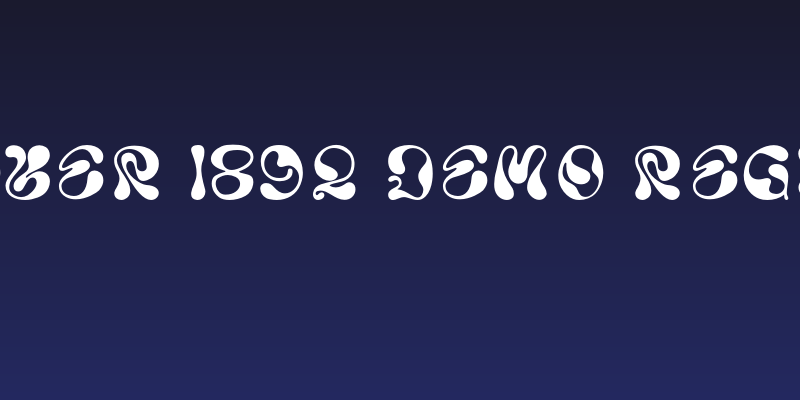 October 1892 Demo Regular Social Header