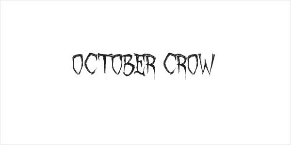 October Crow Logo