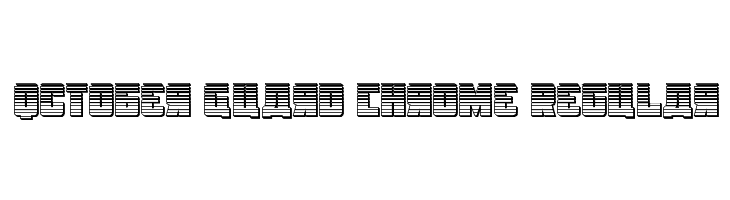 October Guard Chrome Regular  免费字体下载