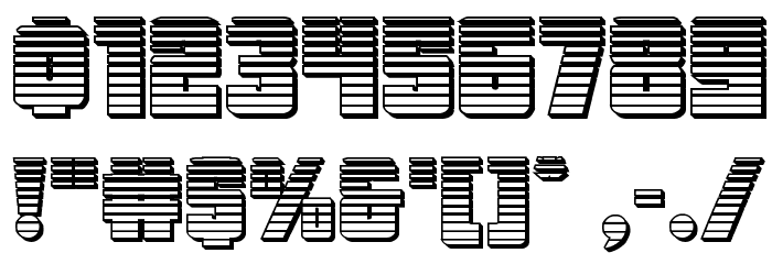 October Guard Chrome Regular Font OTHER CHARS