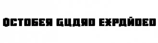 October Guard Expanded  font caratteri gratis