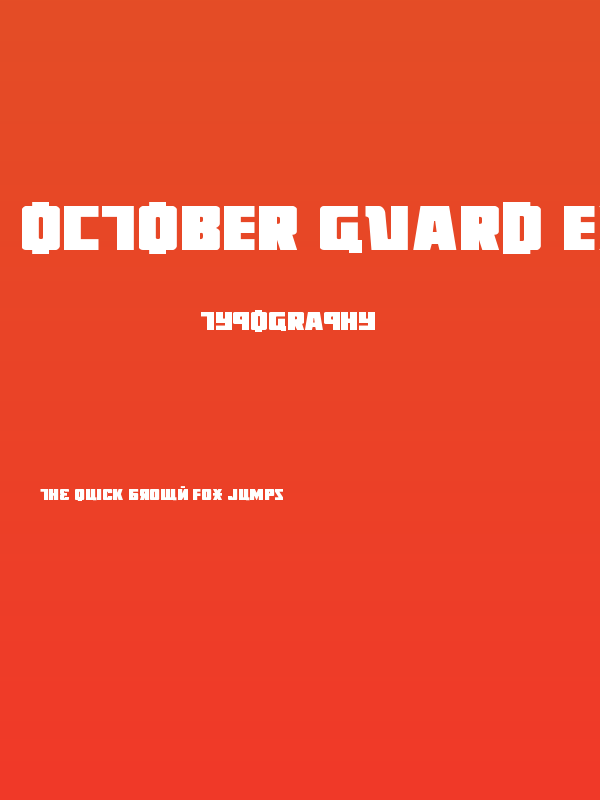 October Guard Expanded Poster