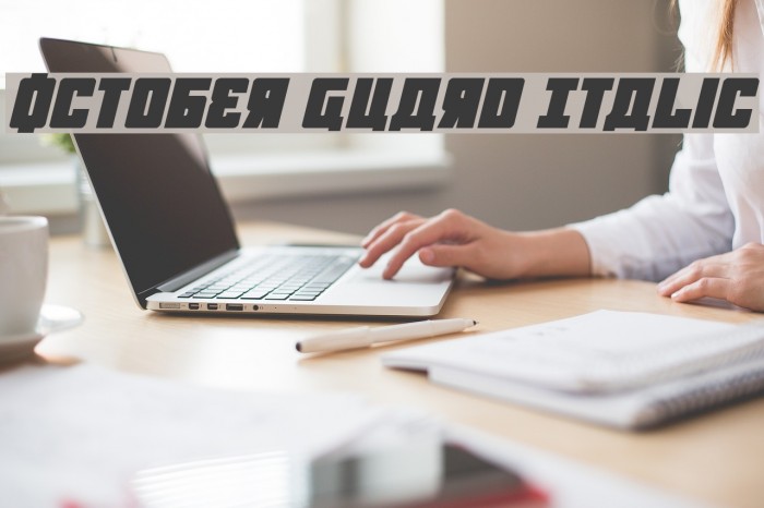 October Guard Italic Example 1