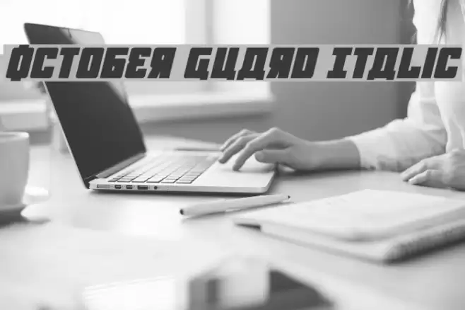 October Guard Italic Font examples