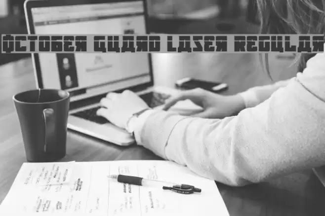 October Guard Laser Regular Font examples