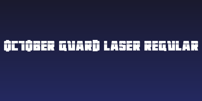 October Guard Laser Regular Social Header