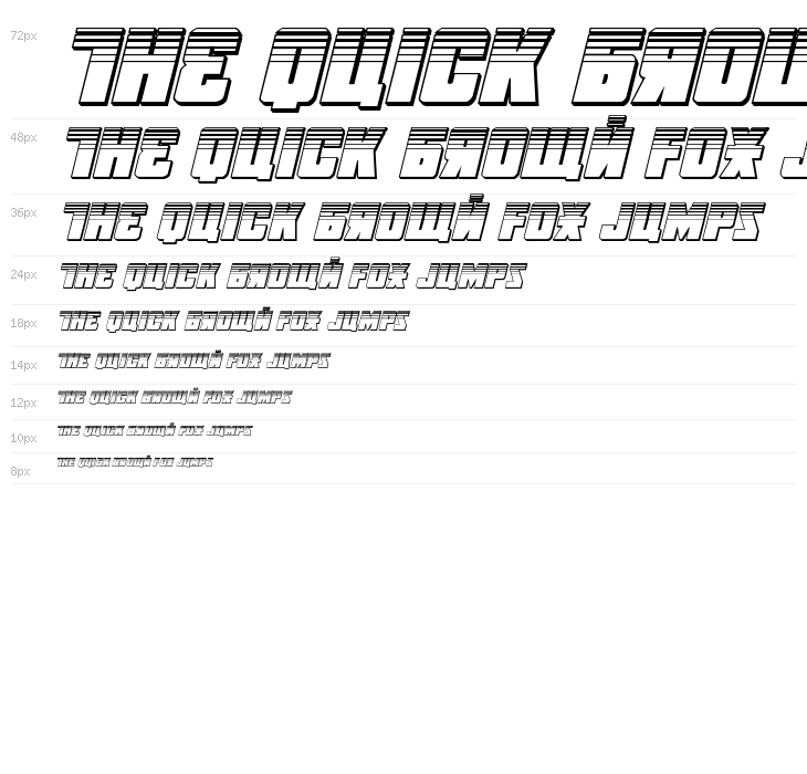 October Guard Platinum Italic Waterfall