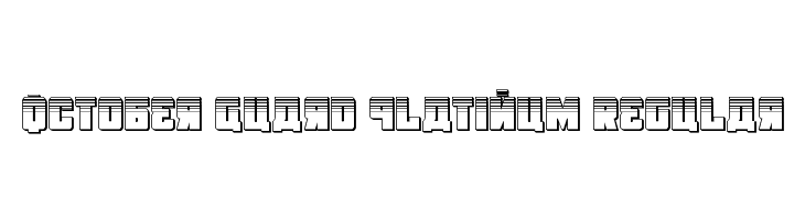 October Guard Platinum Regular  नि: शुल्क फ़ॉन्ट्स डाउनलोड
